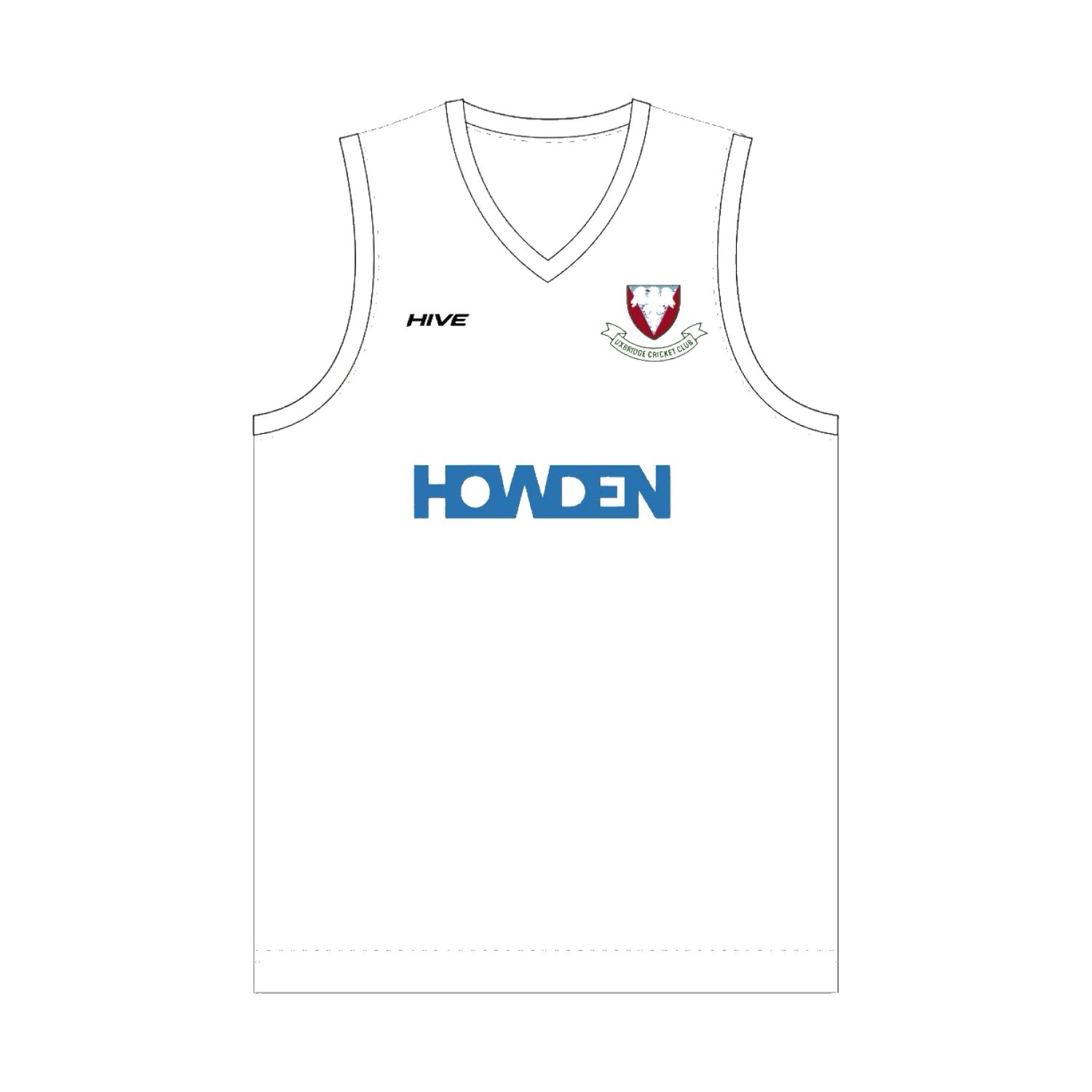 UCC – Adult – Playing Whites Sleeveless Jumper